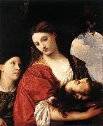 TIZIANO Vecellio Judith with the Head of Holofernes qrt painting